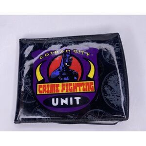 1995 DC Comics Batman Gotham‎ City Crime Fighting Unit Plastic Wallet
